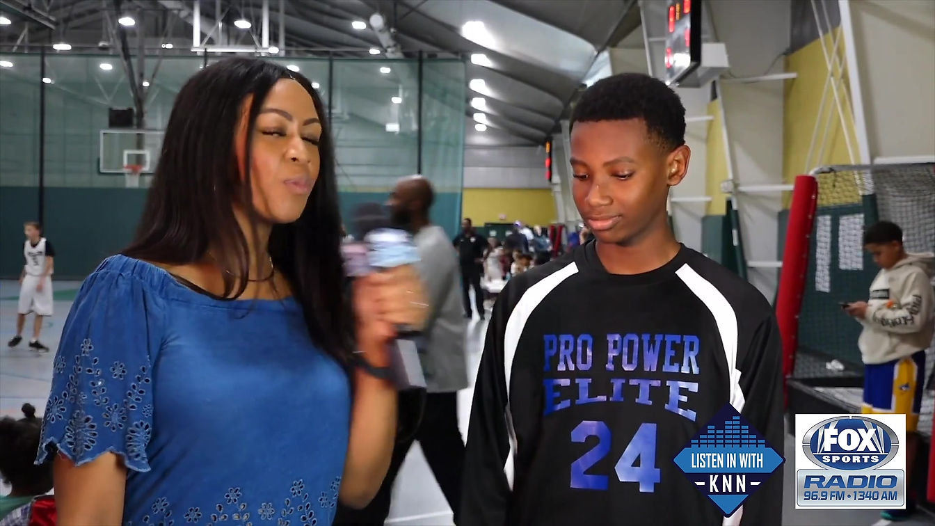 Fox Sports: Kelsey Nicole Nelson interviews Isaiah Smith During the 2018 HCYP Basketball Tournament